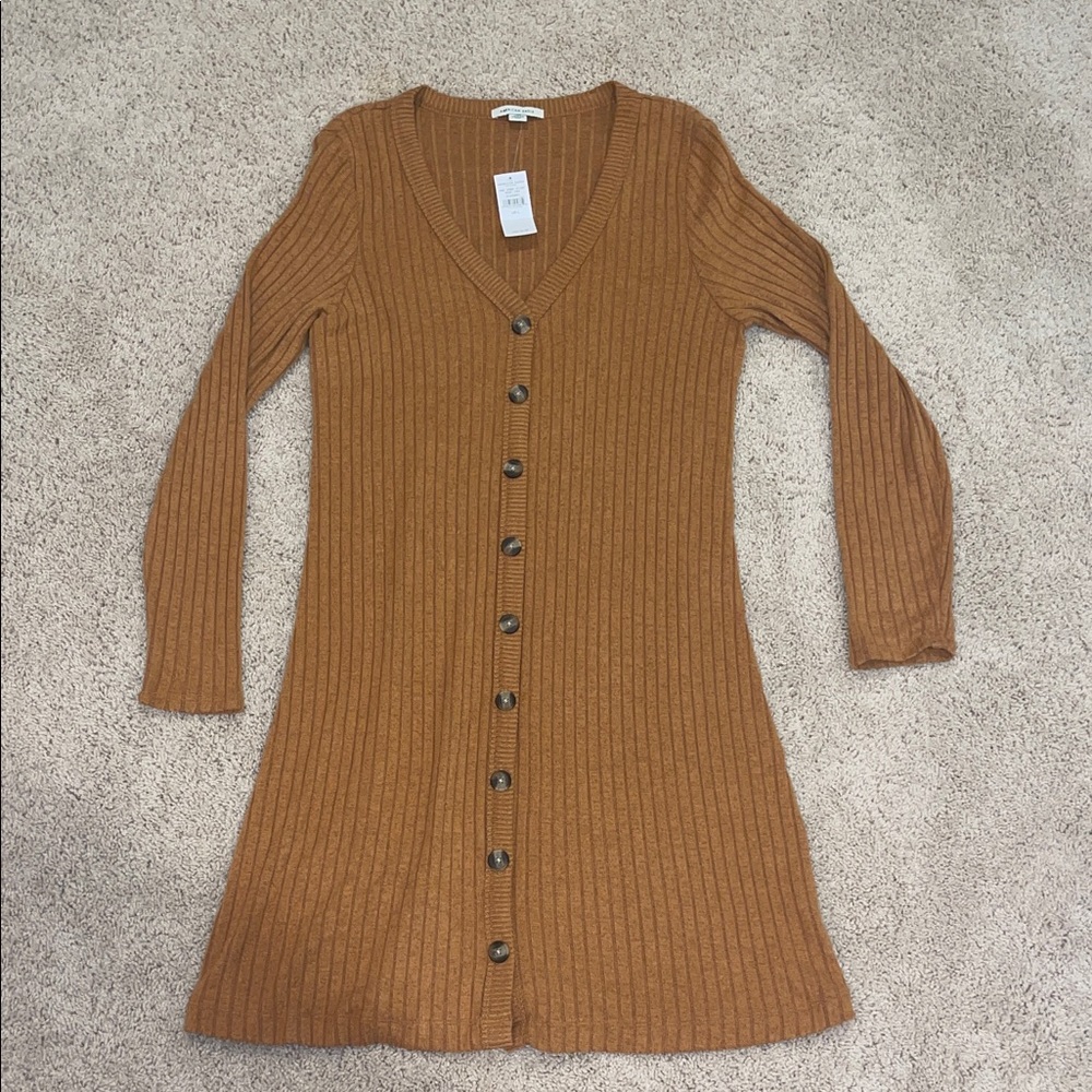 NWT American Eagle Button Down Sweater Dress